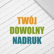 MATERIAŁ Z WŁASNYM NADRUKIEM - tkanina bawełniana