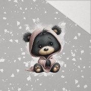 WINTER ANIMALS wz.12 - PANEL (60cm x 50cm) Hydrofobowa dzianina drapana 