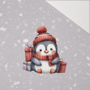 WINTER ANIMALS wz.17 - PANEL (60cm x 50cm) Hydrofobowa dzianina drapana 