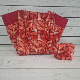 Torba XL z saszetką 2 w 1 - VALENTINE'S DAY / GIRL - zestaw do uszycia