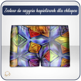 Kąpielówki dla chłopca - KALEJDOSKOP 122-128