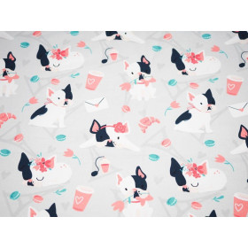 J ADORE PARIS / brzoskwiniowy - Jersey wiskozowy WE210