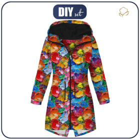 PARKA DAMSKA (ANNA) - ABSTRACTION wz.15 - zestaw do uszycia