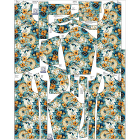 PARKA DAMSKA (ANNA) - ABSTRACTION wz.21 - zestaw do uszycia