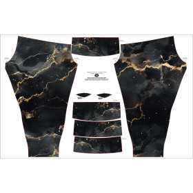 THERMO LEGGINSY DAMSKIE (GRETA) - alcohol ink wz.13 - zestaw do uszycia