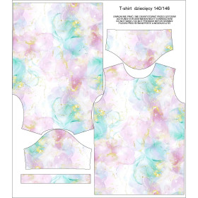 T-SHIRT DZIECIĘCY - ALCOHOL PASTEL INK WZ.1 - zestaw do uszycia