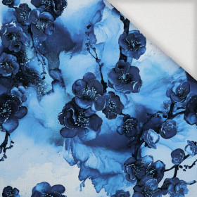 ALCOHOL PASTEL INK wz.7 navy - Tkanina na obrusy
