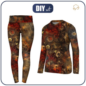 THERMO KOMPLET DAMSKI (JANE) - alcohol ink wz.15 - zestaw do uszycia