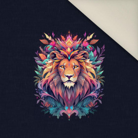 ANIMALS MANDALA wz.10 - panel (60cm x 50cm) - Welur tapicerski