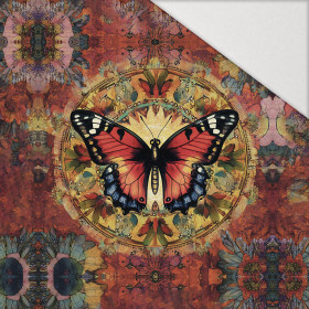ANIMALS MANDALA wz.11 - panel (60cm x 50cm) dzianina drapana z elastanem ITY