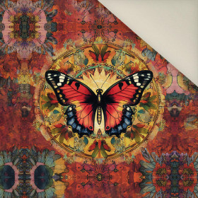 ANIMALS MANDALA wz.11 - panel (60cm x 50cm) - Welur tapicerski