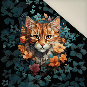 ANIMALS MANDALA wz.12 - panel (60cm x 50cm) - Welur tapicerski