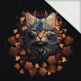 ANIMALS MANDALA wz.3 - PANEL (60cm x 50cm) dzianina pętelkowa z elastanem ITY