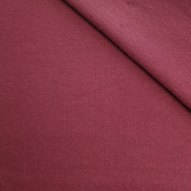 Dresówka pętelkowa PREMIUM - BAKŁAŻAN (AUBERGINE )
