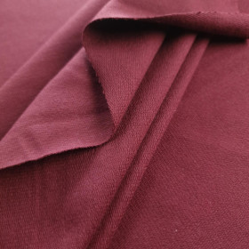 Dresówka pętelkowa PREMIUM - BAKŁAŻAN (AUBERGINE )