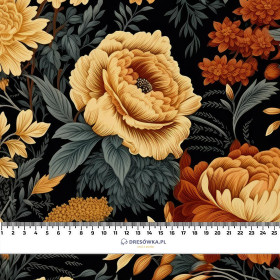 AUTUMN FLOWERS WZ. 3- single jersey z elastanem ITY