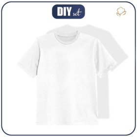 T-SHIRT DZIECIĘCY - B-00 BIAŁY - single jersey (116/122)