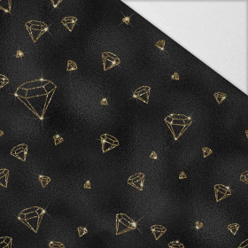 BLACK & GOLD GLAMOUR wz. 7 - Hydrofobowa dzianina drapana 