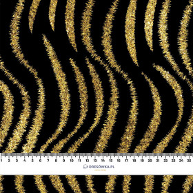 BLACK & GOLD GLAMOUR wz. 9 - Hydrofobowa dzianina drapana 