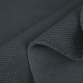 P-01 DARK GREY- gruba dresówka drapana D300