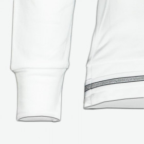 Bluza damska z kryształkową aplikacją "KELLY" - biały L-XL - zestaw do uszycia 