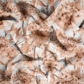 DANDELION WZ. 4 / peach fuzz - Muślin bawełniany