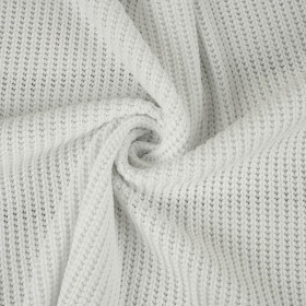 BIAŁY - Dzianina swetrowa bawełniana  505g