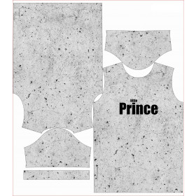 T-SHIRT DZIECIĘCY - LITTLE PRINCE / beton - single jersey