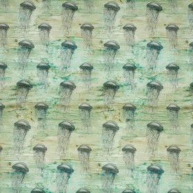CIEŃ / OŚMIORNICA wz. 1 (MORSKA OTCHŁAŃ) - panel panoramiczny dzianina pętelkowa (60cm x 155cm)