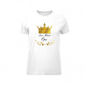 T-SHIRT MĘSKI - Seine Hoheit Opa / korona - single jersey