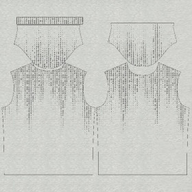 T-SHIRT MĘSKI - KOD BINARNY / M-01 melanż jasnoszary - single jersey