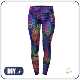 LEGGINSY SPORTOWE - MANDALA wz. 4