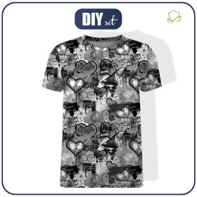 T-SHIRT MĘSKI - VALENTINE'S DAY 15 - single jersey