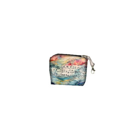 Torba XL z saszetką 2 w 1 - WATERCOLOR MUSIC wz.2 - zestaw do uszycia