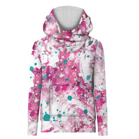 BLUZA HYDROFOBOWA UNISEX - PINK SPLATTER - zestaw do uszycia