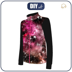 BLUZA ROZPINANA (MAX) - AKWARELOWA GALAKTYKA WZ. 9 - DIY set