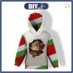 DZIECIĘCA BLUZA Z KAPTUREM (ALEX) - HAPPY ELF - zestaw do uszycia