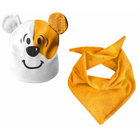 DZIECIĘCA CZAPKA I CHUSTA (TEDDY) - DOG 44-47
