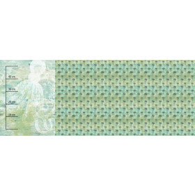 CIEŃ / OŚMIORNICA wz. 1 (MORSKA OTCHŁAŃ) - panel panoramiczny dzianina pętelkowa (60cm x 155cm)