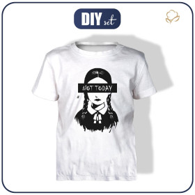 T-SHIRT DZIECIĘCY - WEDNESDAY wz. 1 - zestaw do uszycia