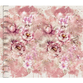 WATERCOLOR FLOWERS wz. 6 - panel sukienkowy TE210