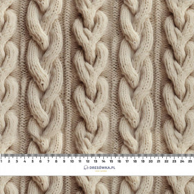 IMITATION SWEATER WZ. 1 - lekka dzianina drapana