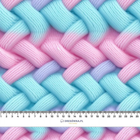 IMITATION PASTEL SWEATER WZ. 1 - Hydrofobowa dzianina drapana 