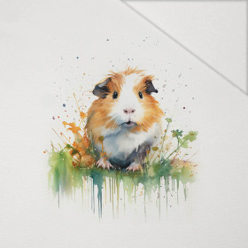 WATERCOLOR GUINEA PIG - PANEL (60cm x 50cm) Hydrofobowa dzianina drapana 