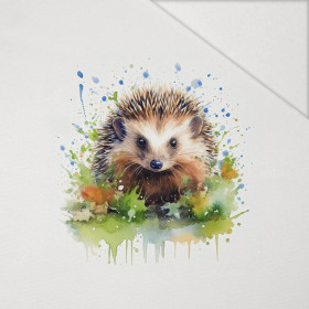 WATERCOLOR HEDGEHOG - PANEL (75cm x 80cm) Hydrofobowa dzianina drapana 