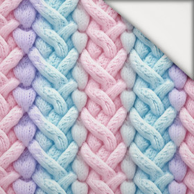 IMITATION PASTEL SWEATER WZ. 3 - lekka dzianina drapana