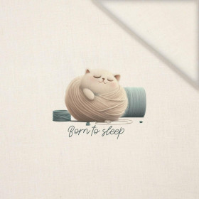 SLEEPING CAT - panel (40cm x 40cm) Len 100%