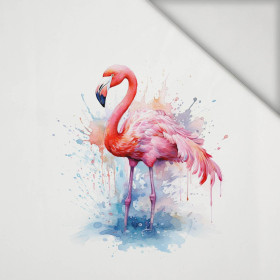 WATERCOLOR FLAMINGO - PANEL (75cm x 80cm) lycra 300g