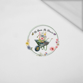 NO RAIN NO FLOWER - PANEL (60cm x 50cm) - Thermo lycra