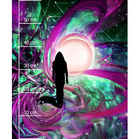 UNIVERSE - PANEL (75cm x 80cm) SINGLE JERSEY ITY